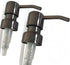 Soap Dispenser Pump Replacement, Gun Metal Bronze Soap Pumps, 2-Pack