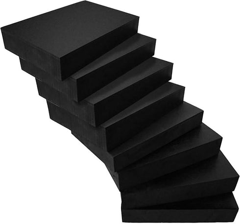 MyLifeUNIT EVA Anti-Vibration Washer Mat Protector, Shock Absorbing Pads for Washing Machine Dryer Treadmill (8 Pack)