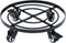 Idzo Round Heavy Duty Plant Caddy with Wheels, Cast Iron Plant Dolly,