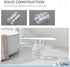 Bathroom Glass Cup, Aomasi Transparent Toothbrush & Toothpaste Holder, Mouthwash Tumbler Cup Drinking Mug Glassware