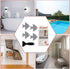 Bathtub Stickers Non-Slip, 24 PCS Safety Shower Treads with Premium Scraper, Gray