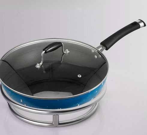Stainless Steel Wok Ring, Insulated Pot Mats Cookware Ring Accessories