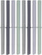 Elk and Friends Reusable Silicone Straws, Pack of 8 Colorful Straws with Stopper for 12oz & 14oz Mason Jars