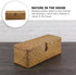 Handwoven Wicker Storage Basket with Lid, 3 Compartment Toilet Paper Holder for Bathroom, Kitchen Organizer Bin
