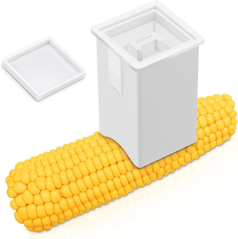 Roucerlin Butter Spreader, Corn Cob Butter Dispenser with Built-In Cover, Butter Stick Holder,