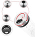 2 Pack Salt and Pepper Shakers, 300ml Glass Spice Jars with Adjustable Pour Holes, Stainless Steel Seasoning Containers