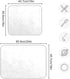 White Marble Dish Drying Mat, Easy Clean Dishwasher Safe Heat Resistant Eco-Friendly Countertop Mat, 18 x 24 inches