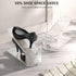 12 Pack 3.7''to 7.7'' 50%,Easy Clear Shoe Slots Organizer - Adjustable Height Shoe stackers for a pair of shoes ,Shoe