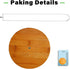 Wood Paper Towel Holder, Free-Standing Kitchen Towel Holder with Non-Slip Wooden Base for Countertop