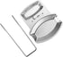 Lid and Spoon Rest Shelf, 304 Stainless Steel Pan Pot Cover Rack Organizer, ZYLONE Storage Utensils Kitchen Tool
