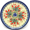 Polish Pottery Bread & Butter Plate (6 1/4") - Crimson Bells