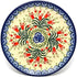 Polish Pottery Bread & Butter Plate (6 1/4") - Crimson Bells