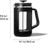 OXO Brew Venture French Press, 8 Cup, Black