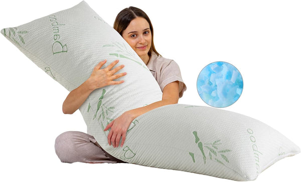 HOXXME Body Pillow for Adults Shredded Memory Foam Long Full Body Pillow for