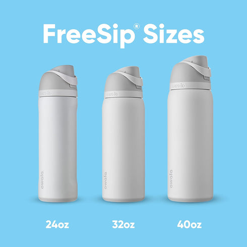 Owala FreeSip Insulated Stainless Steel Water Bottle, BPA-Free Sports Water Bottle, 32 Oz, Summer Sweetness
