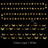Decor365 Gold Moon Star Garland - Ramadan Decorations, Hanging Twinkle Little Star Birthday Party Decor