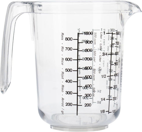 Westmark Germany 'Gerda' Measuring Cup - Clear Multi Measurement Tool for Baking, Cooking