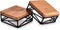 NIRMAN Riser Square Display Wooden Base Stand for Kitchen/Bathroom Counter/Plant Stand Set of