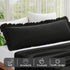 Set 1, 20" 54", KKJIAF Ruffle Body Pillow Cases of Ruffled Pillow Covers with Envelope Closure, Body Pillowcases Size