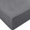 Utopia Bedding Twin Fitted Sheet, Deep Pocket, Soft Microfiber, Easy Care, 1 Fitted Sheet Only, Grey.