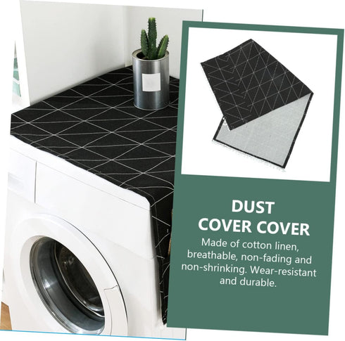 Dust Cover Towel Mini Fridge Cover Refrigerator Door Gasket Mini Oven Universal Fridge Cover Mini Fridge Organizer Dryer Covers for The Top Washer Protective Cover Cover