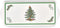 Spode Christmas Tree Sandwich Tray, 15" x 6.5", Decorative Serving Platter for Appetizers, Festive Melamine Dish