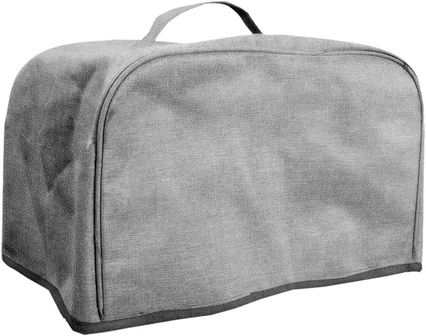 Large 4 Slice Toaster Cover, Dust-proof & Oil Proof, Fits Most Toasters, Gray, 16” x 7.5” x 8”