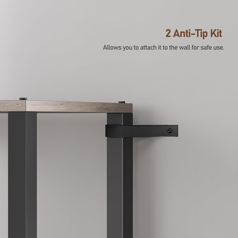 4-Tier BS01BG004 TUTOTAK Bookshelf, Tall Book Shelf, Narrow Bookcase for Small Space, DIY Stackable Bookshelf