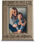 BELLA BUSTA Engraved Leather Picture Frame, "So There is This Girl", 5 x 7 Vertical, Mommy and Me