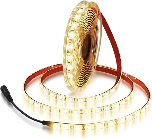 ALITOVE 16.4ft Warm White 3500K 5050 SMD LED Flexible Strip Ribbon Light