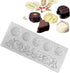 DIY Baroque Scroll Relief Cake Border Silicone Molds - European Frame Cake Decorating Tools - Grey