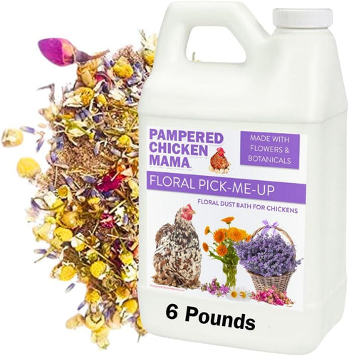 Pampered Chicken Mama Floral Dust Bath with Premium Herbs & Flowers: All