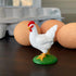 2.25" 3+ Safari Ltd. White Leghorn Chicken Figurine - Lifelike Model Figure - Educational Toy for Boys, Girls, and Kids