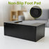 Hilislog Countertop Counter Wooden Paper Towel Dispenser Paper Towel Holder for Bathroom Black Napkin Holder Kitchen