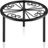 TOSKING Heavy Duty Metal Plant Stand - 9.1-inch Decorative Round Plant Stand,