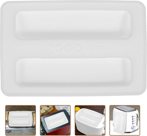 Bread Toaster Silicone Lid, 2 Slice Toaster Cover, Top Cover for Sandwich Machine Accessories