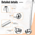 Cunhill 5 Pcs Soup Ladles, Stainless Steel Serving Ladles with Long Handle for Cooking, Stirring, Portioning
