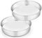 TeamFar Cake Pan Set of 2 - 8 Inch Round Tier Tins Set Stainless Steel, Healthy & Heavy Duty, Easy Clean, Dishwasher