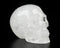 Skullis 2.0" Quartz Rock Crystal Carved Skull - Hand Carved Gemstone Fine Art Sculpture