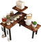 Homode Kitchen Countertop Organizer Corner Shelf, 3 Tier Space Saving for Kitchen Counter