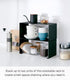 Yamazaki Home Tower Stackable Kitchen Rack - Small Storage Organizer Counter Shelf - Steel