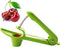 Yun River Cherry and Olive Pitter in Green, Stainless Steel, Easy to Use, Dishwasher Safe
