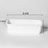 HAOTOP Nonstick Baking Bread Loaf Pan, 8.5 x 4.6 Inch (White)