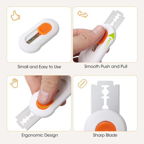 5 AIEVE Bread Lame Dough Scoring Tool, Extractable & Magnetic Sourdough Scoring Tool with Replacement Razor Blades