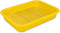 Elanze Designs Large 13 Inch Stoneware Baking Dish with Stainless Steel Rack, Yellow