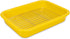 Elanze Designs Large 13 Inch Stoneware Baking Dish with Stainless Steel Rack, Yellow