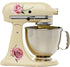 Victorian Roses Floral Bakery Vinyl Decals for Kitchen Mixers, Stickers