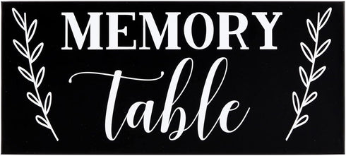 Juvale Celebration of Life Decorations – Memory Signs for Funeral, Memorial Service, Graduation, Wedding, and Birthday