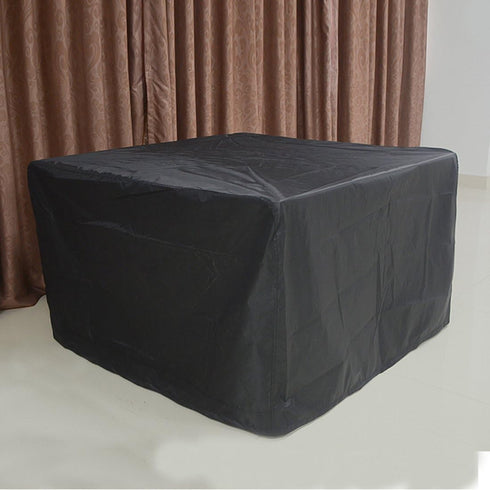 FLR 48x48x29in Patio Table Cover Square Black Waterproof Outdoor Dinner Protector Dust-Proof Table Desk Cover Furniture
