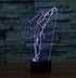 YTDZLTD 3D 16 Creative Taekwondo Night Light Colors Changing USB Power Remote Control Touch Switch Decor Lamp Optical